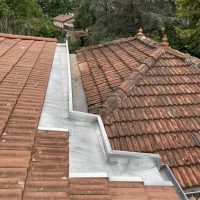 Caniveau en zinc naturel